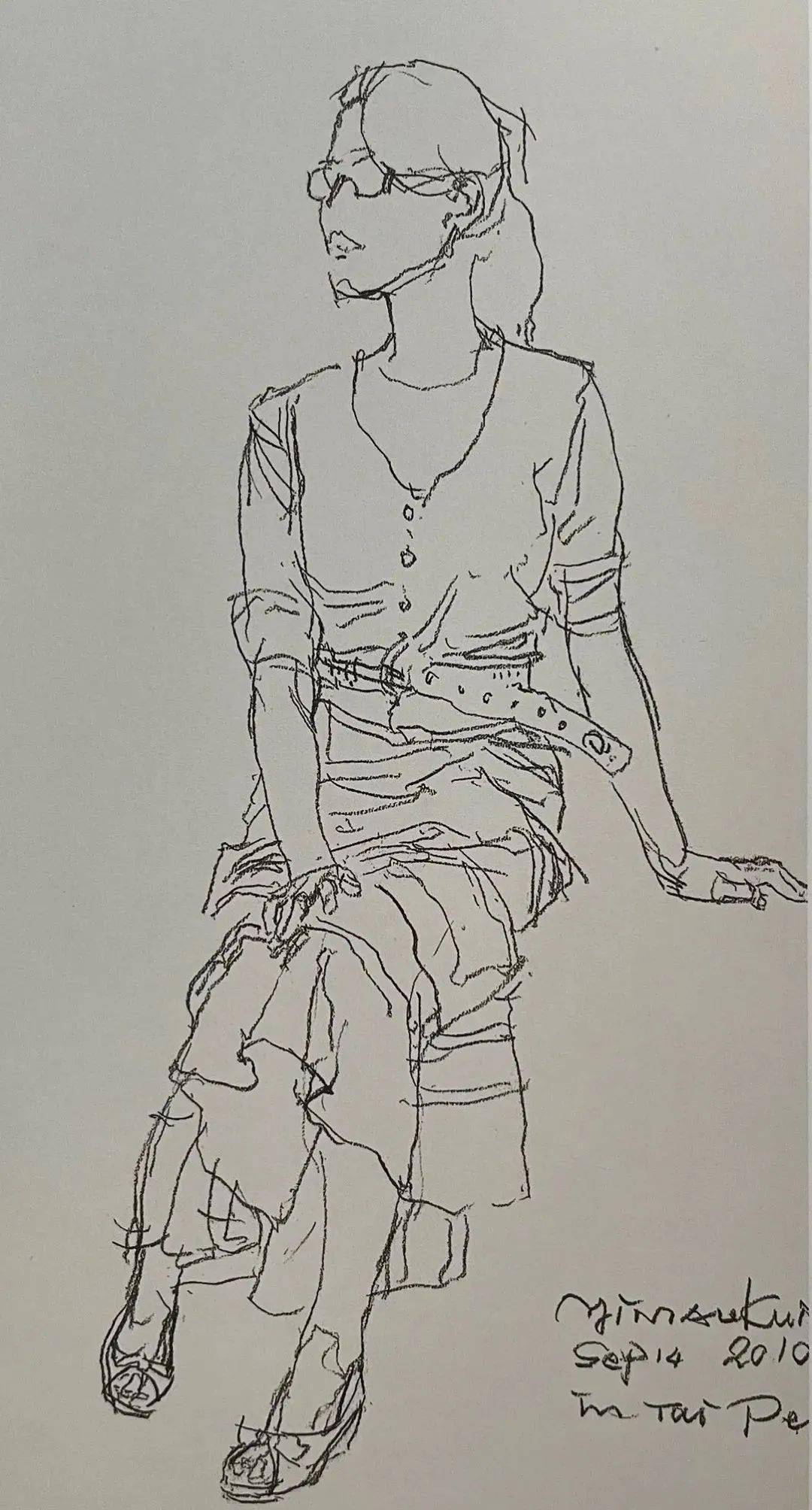 冉茂芹速写作品精选
