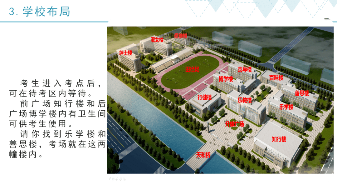 武清区2021年普通高考考点示意图_杨村