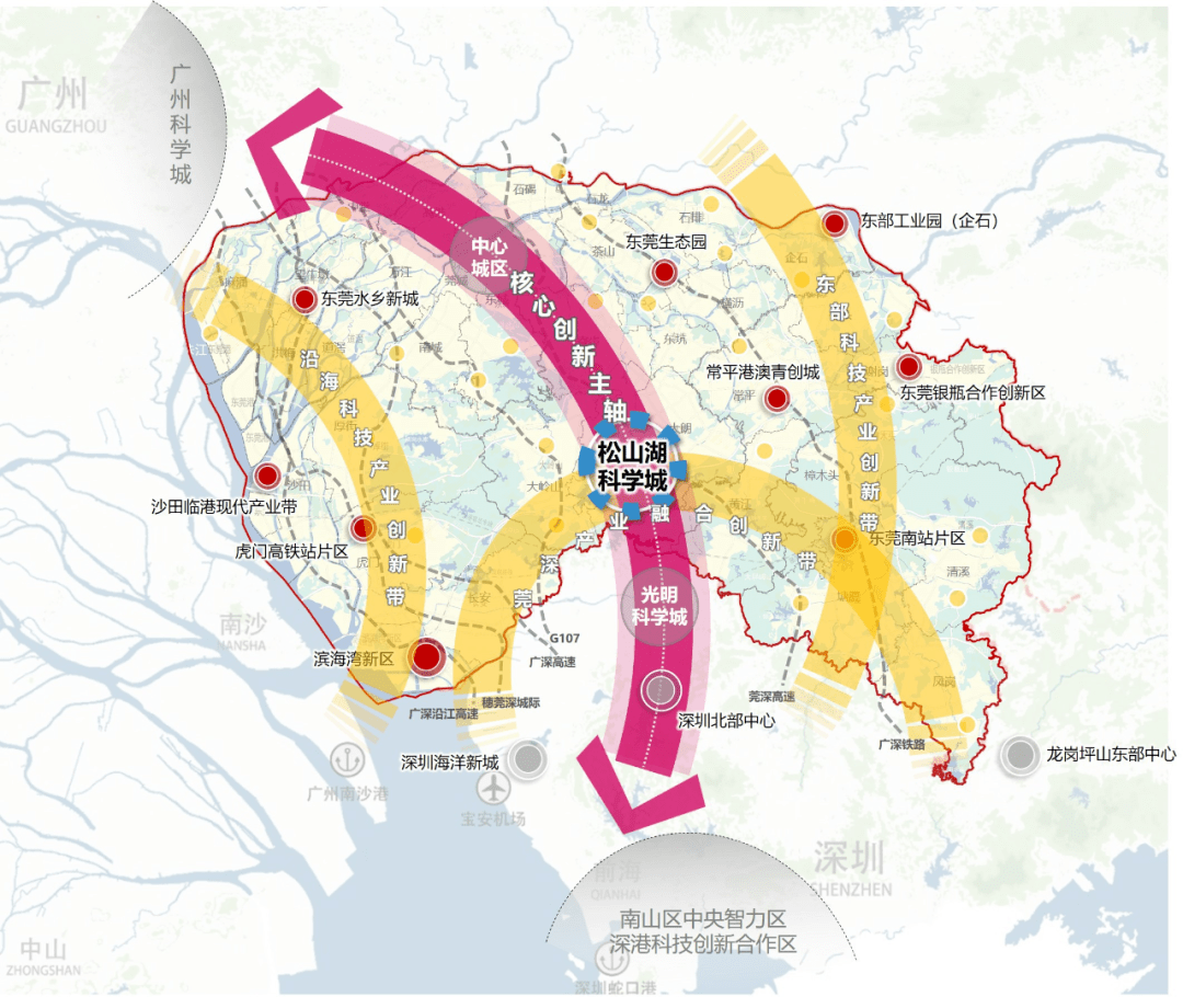 东莞市规划图2030图片