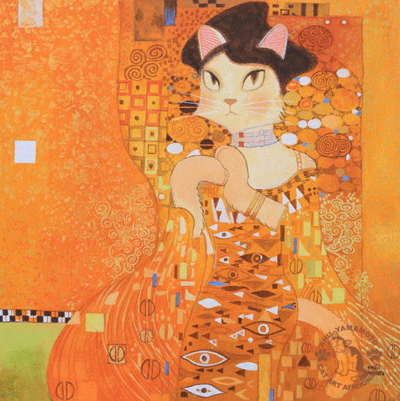 日本艺术家笔下的猫咪"入侵"世界名画,萌到让人尖叫!