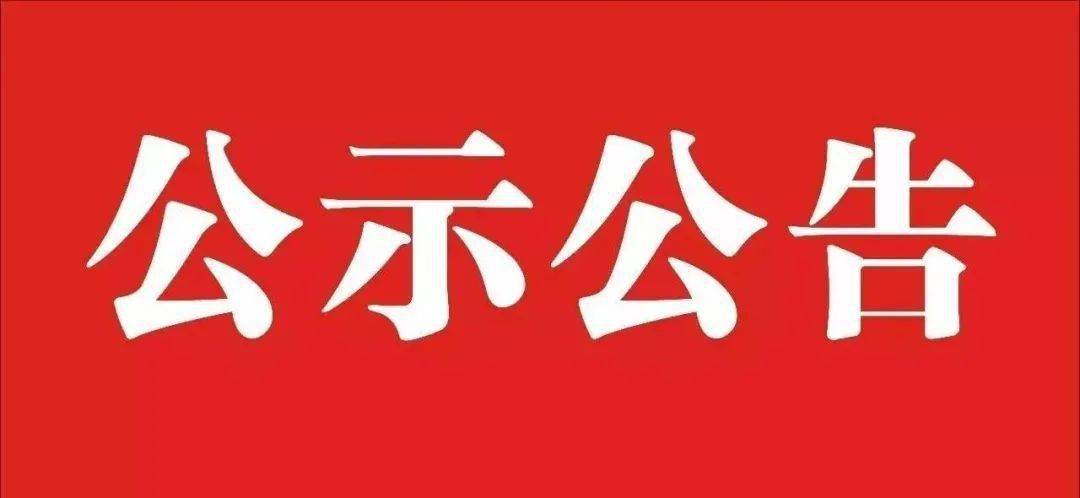 关于对拟任干部进行公示的公告