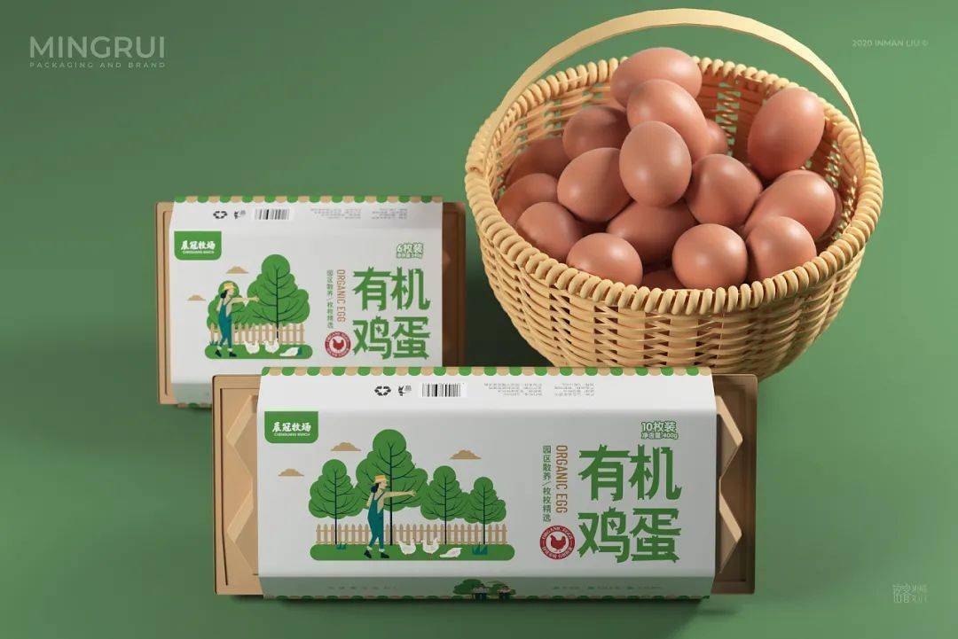 鸡蛋包装也内卷不同风格的设计才有意思