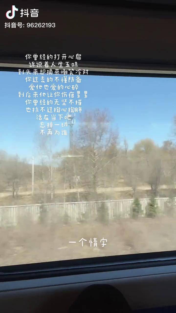 活在當下吧不再為誰治癒旅行抖音熱門歌曲車窗外最好的時光在路上