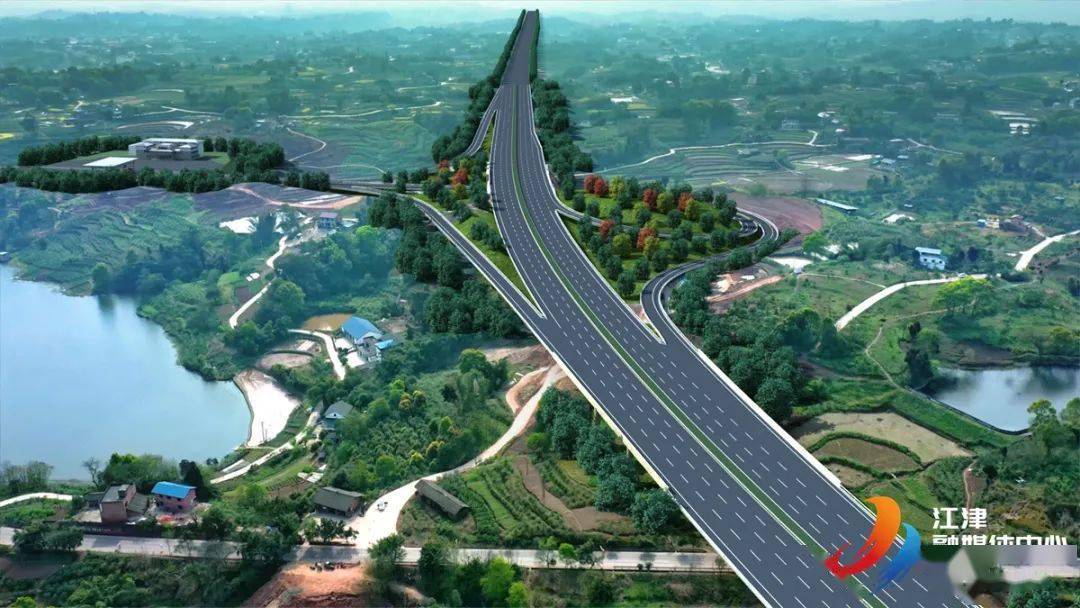 石门互通▲朱杨互通江泸北线高速公路预计2023年底建成通车通车后