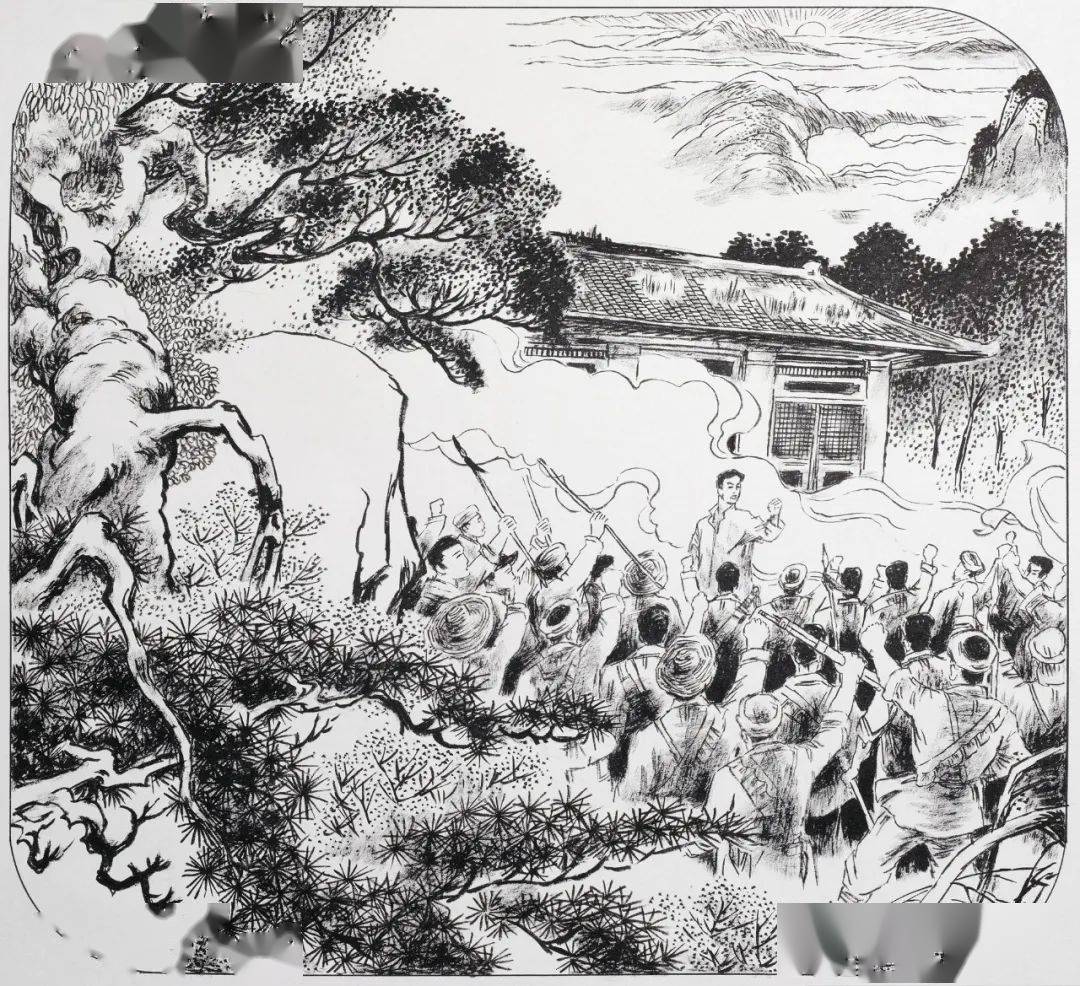 刘子和率领神兵分三路向王家山发起进攻,刘子泉率领另一支神兵配合