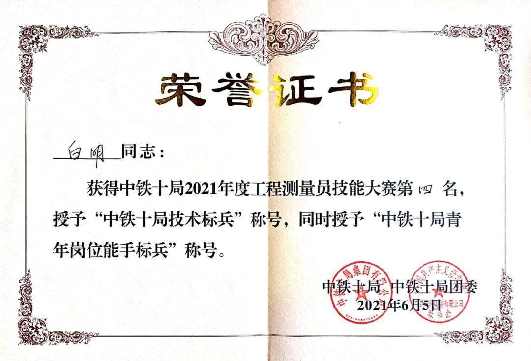 测量技能大赛丨团体第一