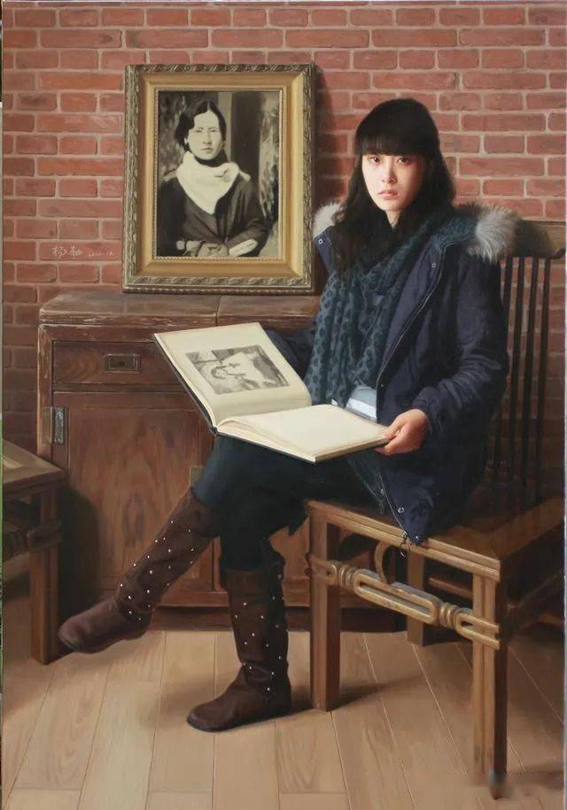 杨勃油画作品_陈丹青