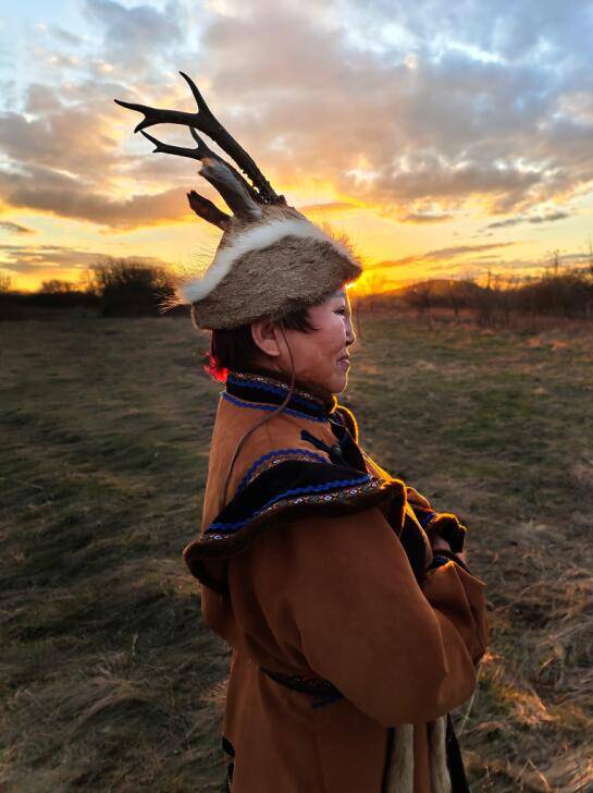 毕拉河的鄂伦春人 罗晓韵/摄