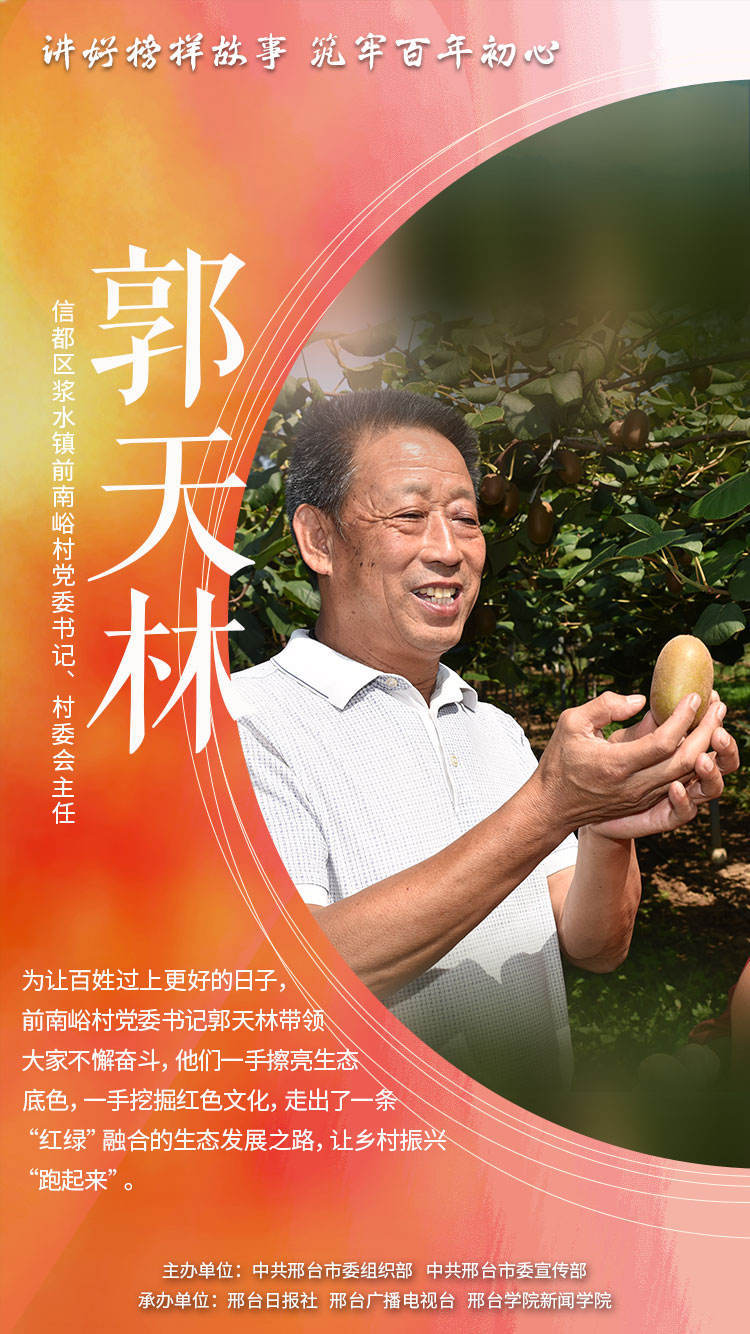 讲好榜样故事 筑牢百年初心⑤|郭天林:推进"红绿"