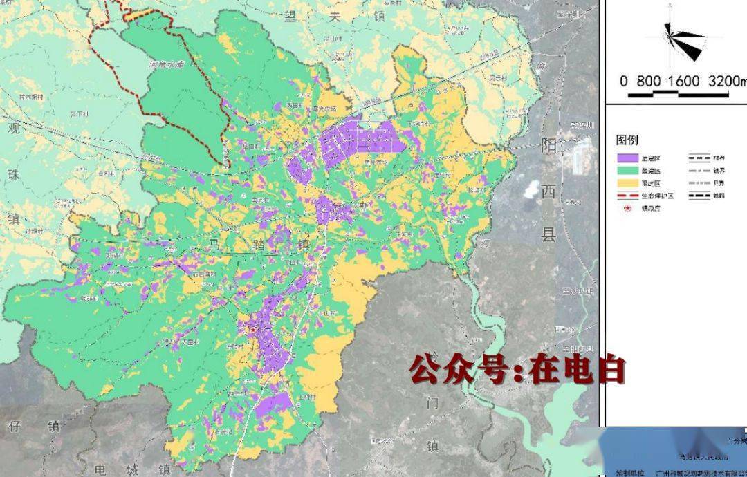 电白马踏镇20182035总体规划出炉