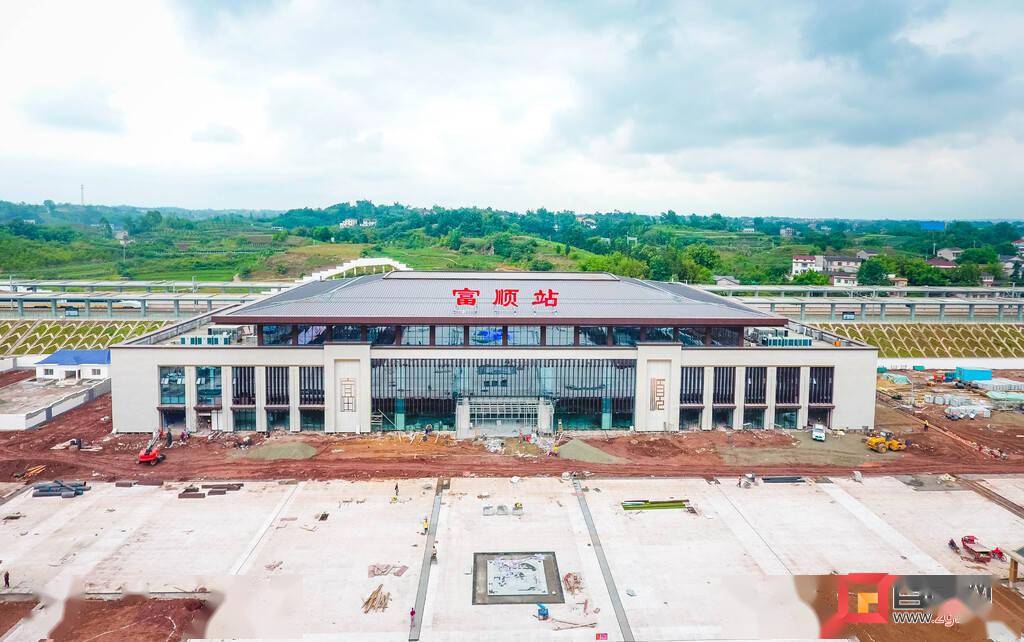 快看!绵泸高铁富顺站最新进展