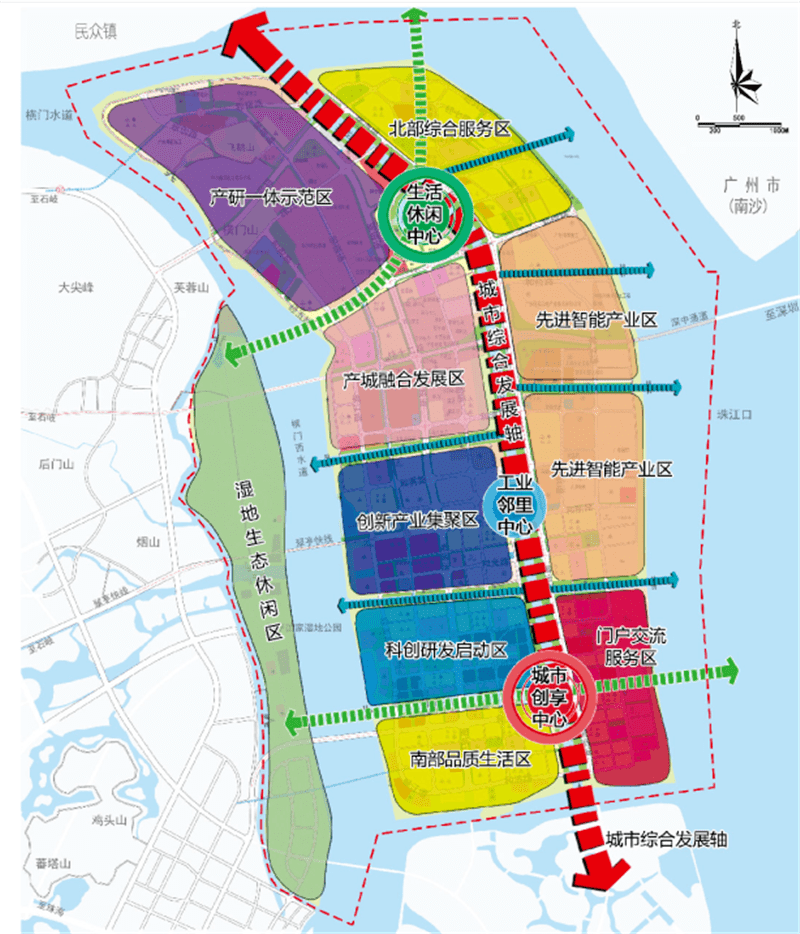 翠亨新区最新规划图图片