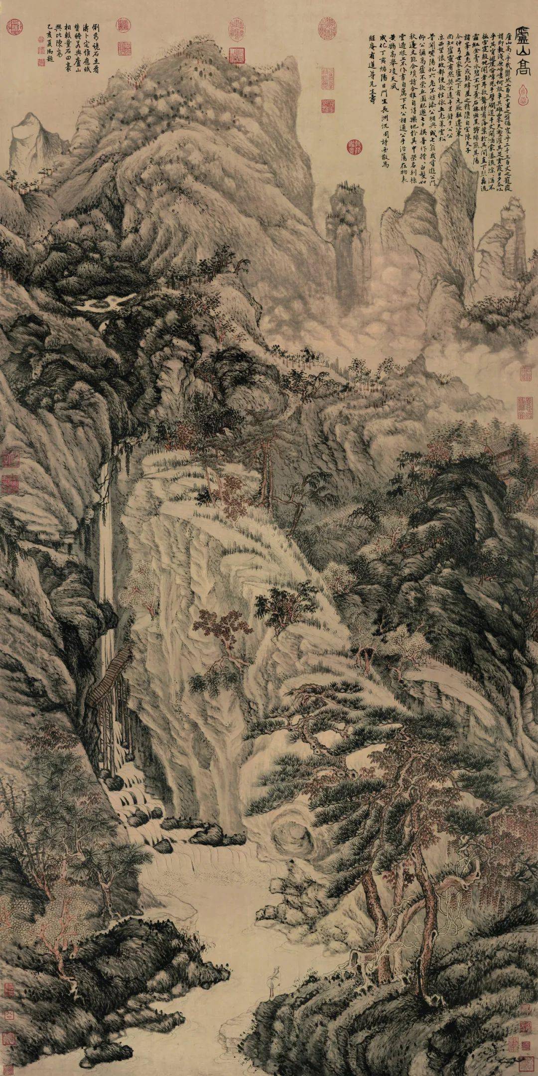 诗词| ​飞流直下三千尺，疑是银河落九天_瀑布