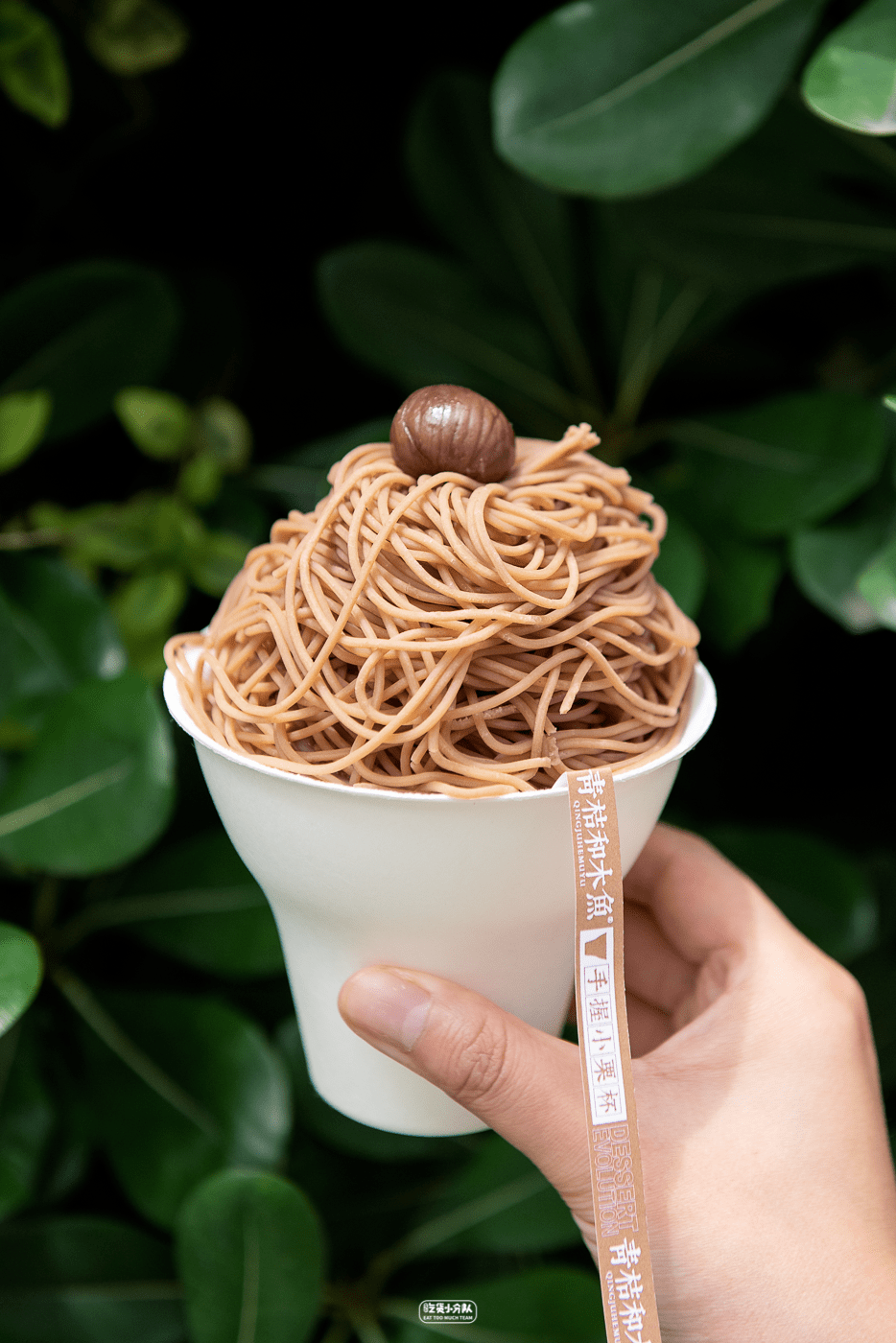 京都很火的手握栗子杯上海也有了