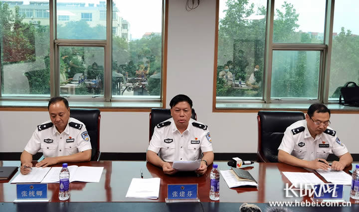 河北省道路交通安全委员会办公室主任,省公安厅交通管理局局长张建芬