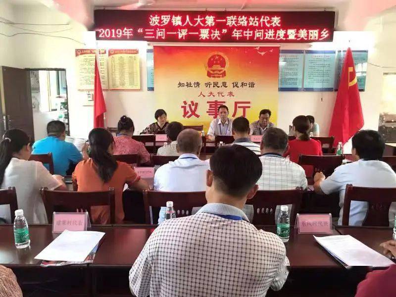 为民履职办实事英德市波罗镇人大代表用真情韧劲为群众建好放心桥