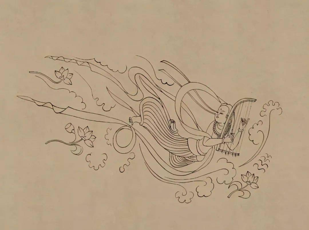 永乐宫壁画敦煌莫高窟克孜尔壁画线描的高清之美