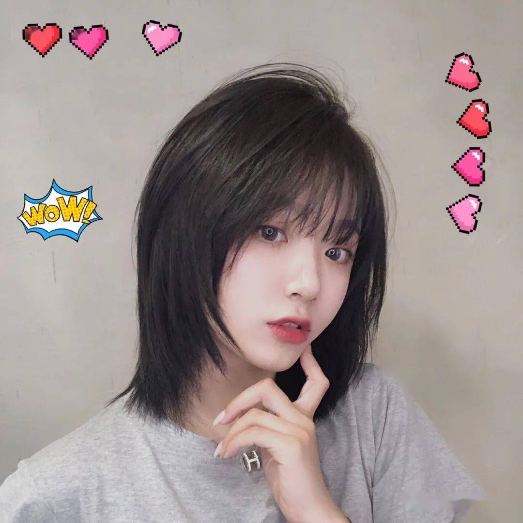 2021超级流行辛芷蕾同款中高层次感发型