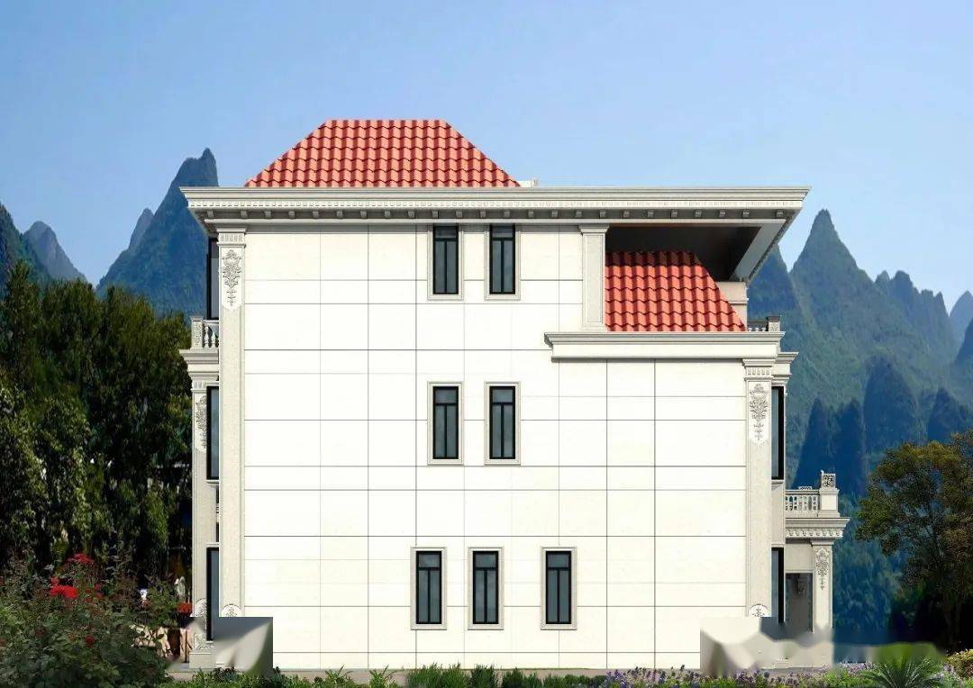 最新石材别墅外墙效果图,收藏起来慢慢看!_装饰