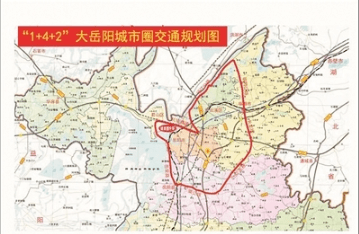 岳阳北环线规划线路图图片