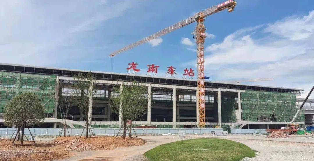 赣深高铁龙南东站,定南西站具备静态验收条件2(陈玲/文图)6月15日