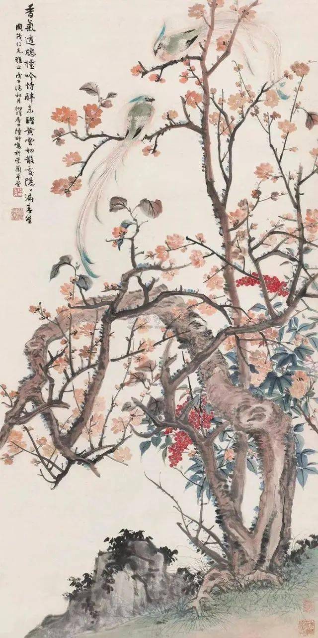 禅意世界中国花鸟画构图中的布势与取势她是中囯绝色美