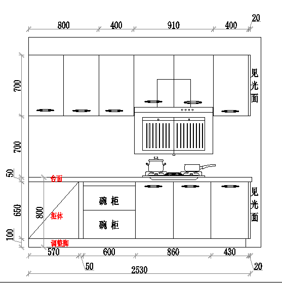 想做好橱柜设计,这些细节和流程一定要掌握!_台面