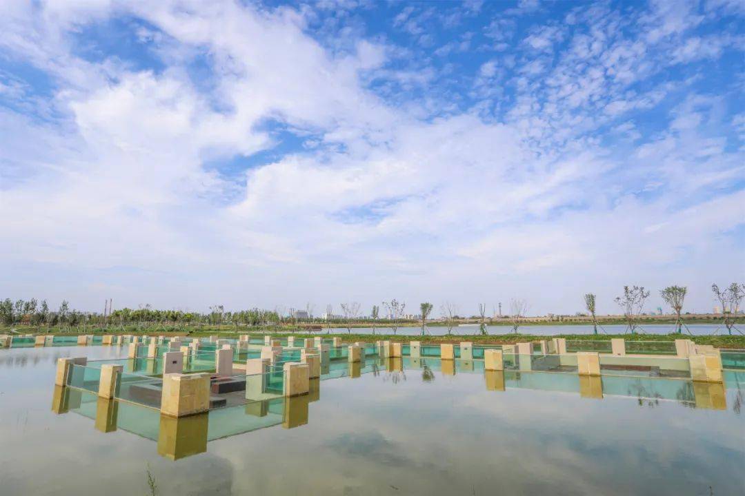 虞城人又一游玩好去处商丘新晋网红打卡地水中走廊