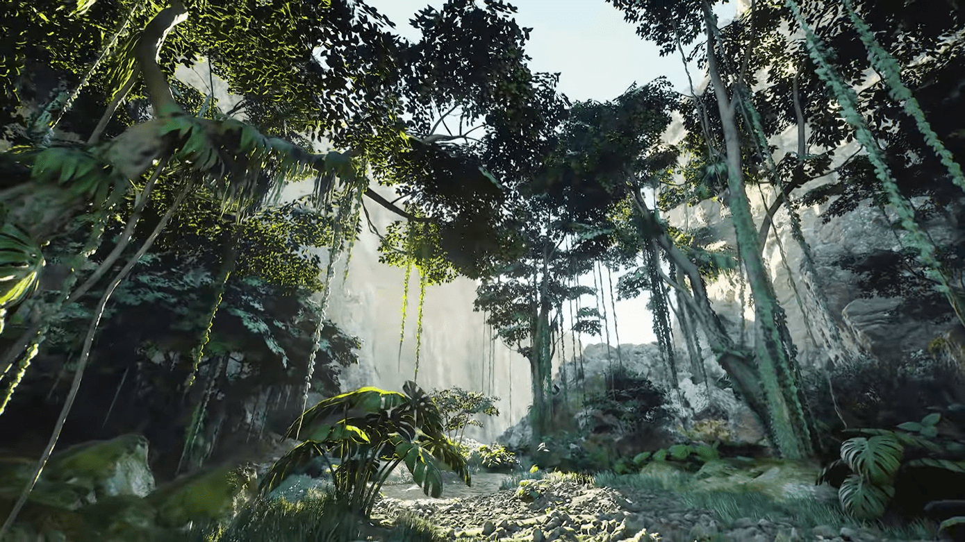 虚幻引擎5实机演示曝光森林场景质感逼真