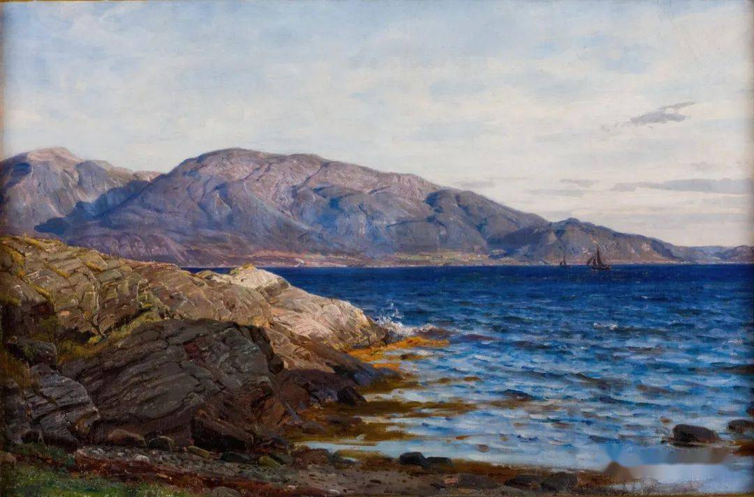 挪威自然主义风景绘画之父一一尼尔森作品