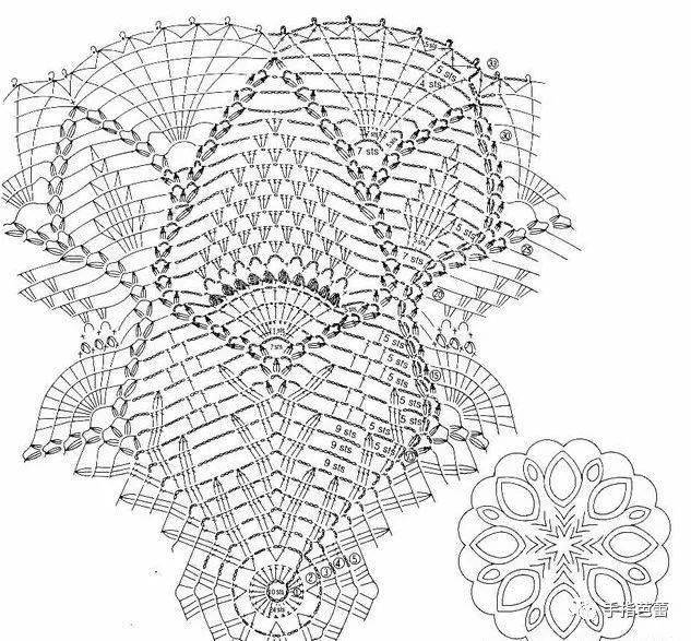 我们可以学着钩织伞 附图解
