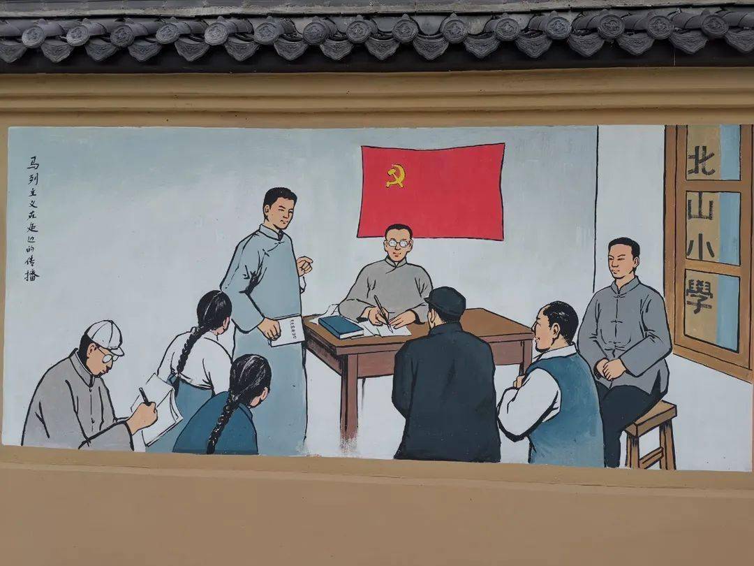 太兴村15面绘画作品,清晰地展现了东北抗联时期的重大历史事件村子