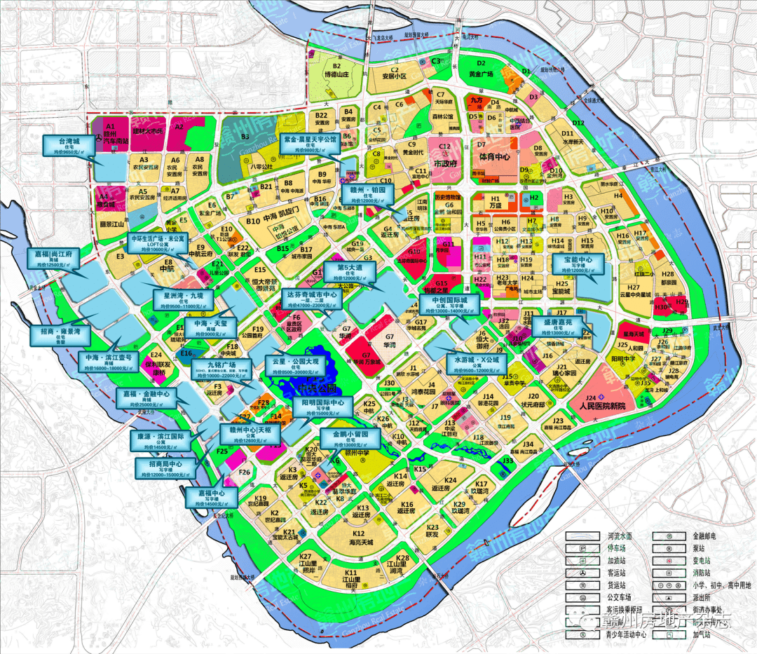 赣州市章江新区地图图片