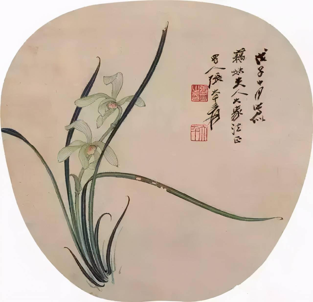 张大千18幅兰花图珍贵