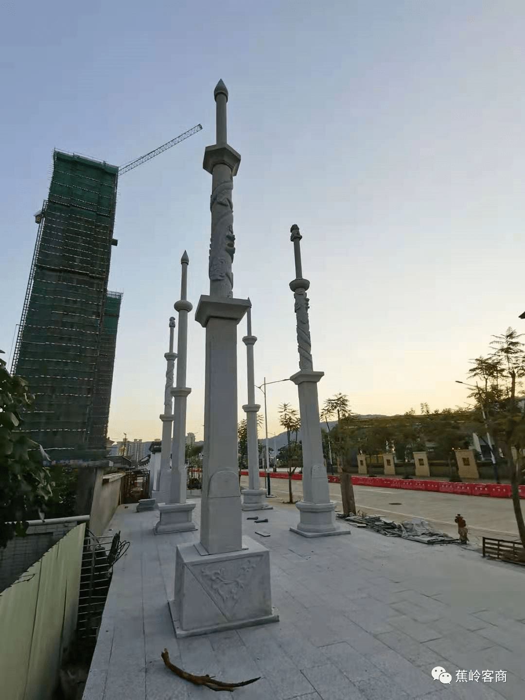 蕉岭新建的石桅杆你知道在哪里吗