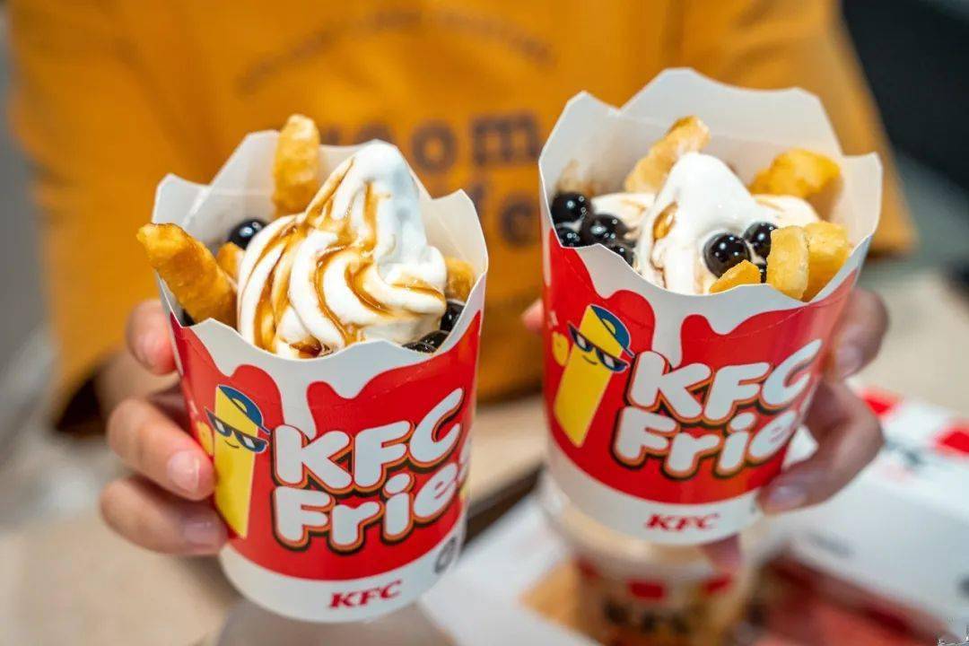 kfc全新「雪顶薯条」隐藏吃法,6块6下午茶吃过瘾!_肯德基
