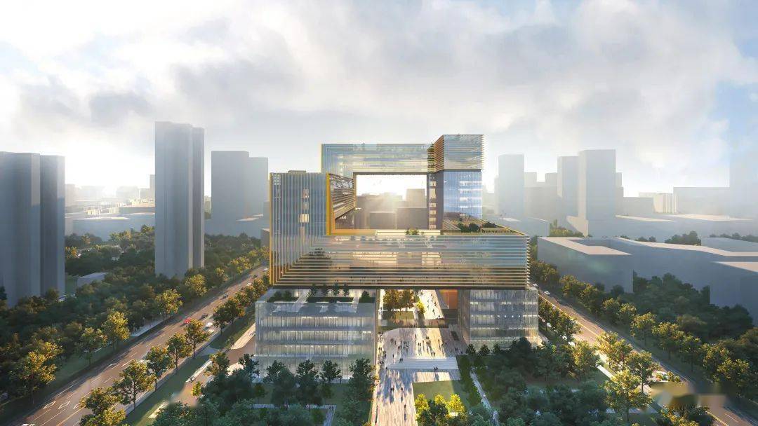 nbbj新作丨韩亚银行新总部设计方案_建筑