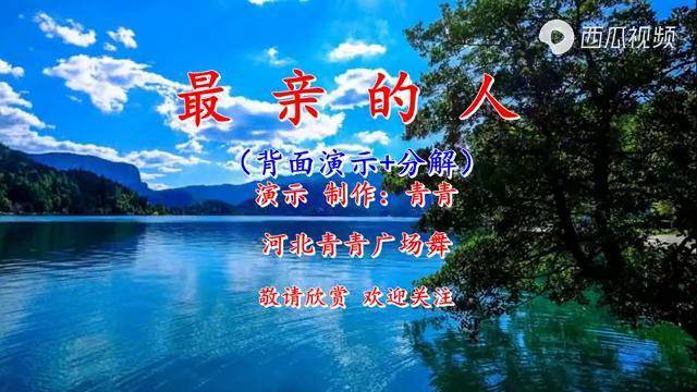 新年热歌dj广场舞最亲的人演示分解好学好看