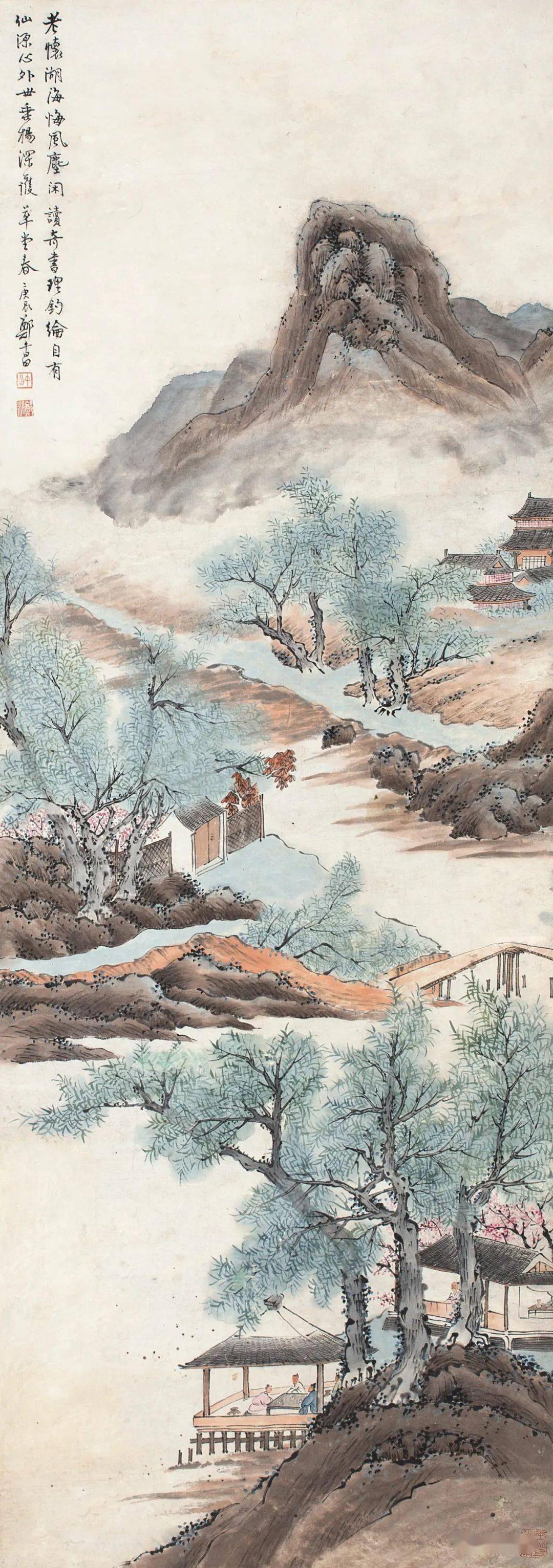 郑午昌山水，浑厚苍茫_艺术