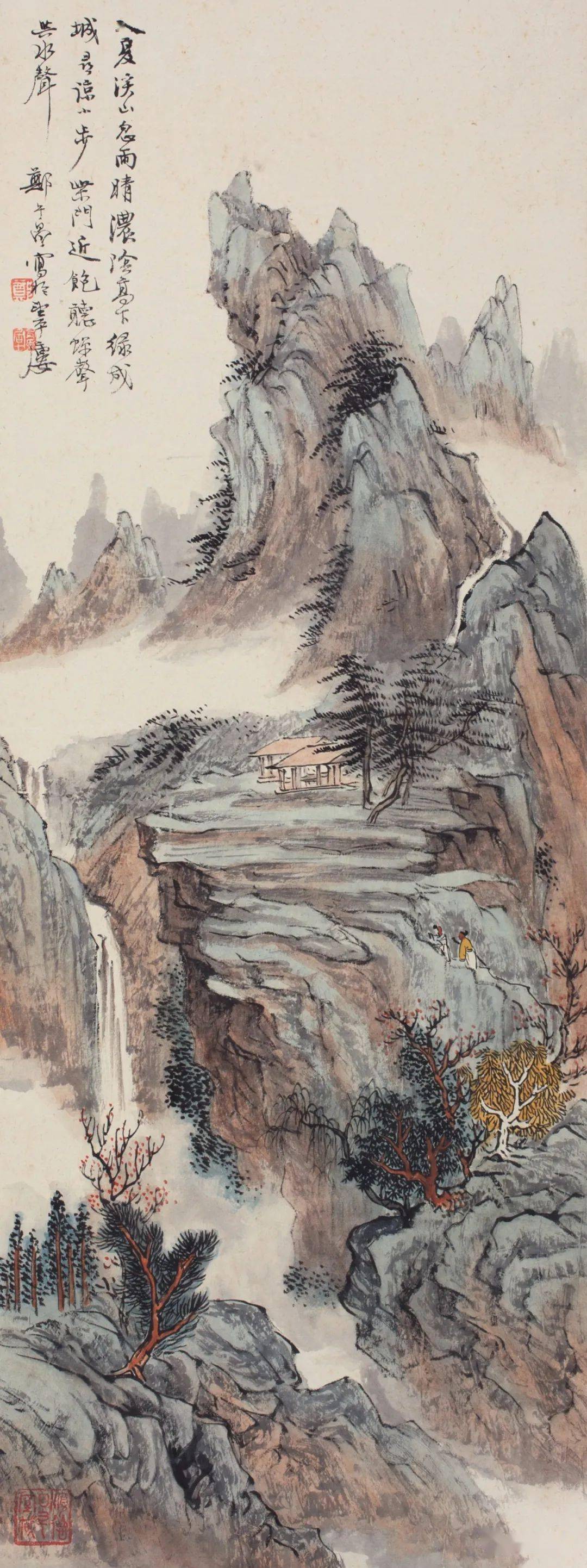 郑午昌山水浑厚苍茫