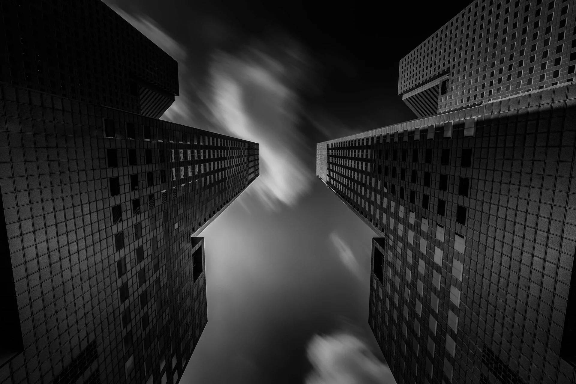 优雅的几何形!manish lakhani黑白建筑摄影作品