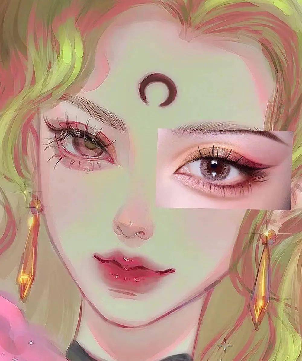 全网爆火的漫画版美睫来咯(二)_美甲