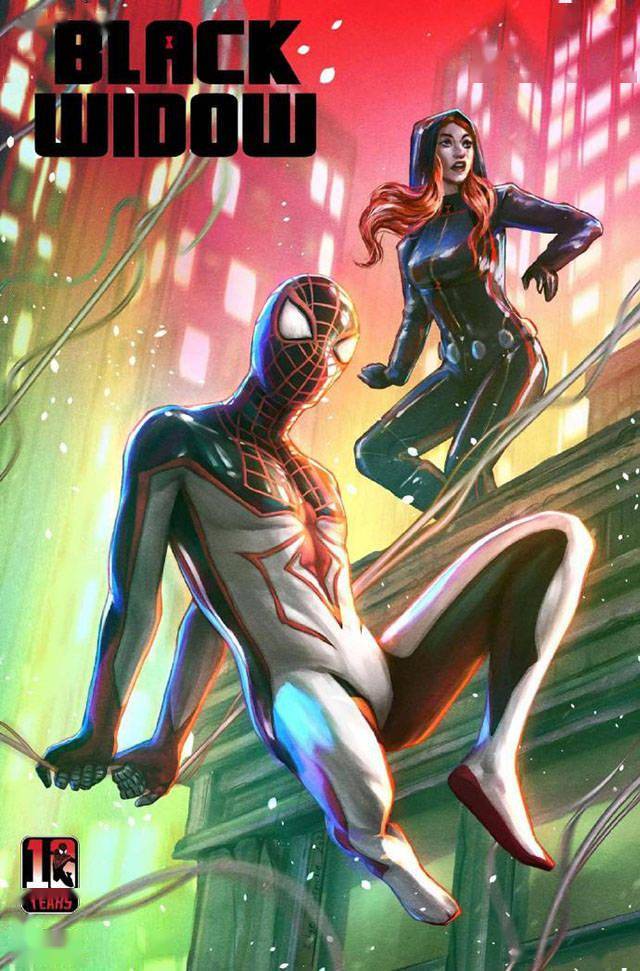 「蜘蛛侠 迈尔斯·莫拉莱斯」十周年纪念封面公开