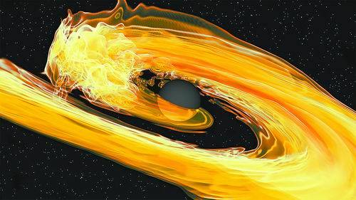 数据|科学家首次探测到黑洞吞噬中子星