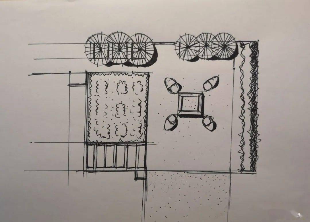 可以尝试设计一些小花园小庭院或者也可多尝试画草图快速表达能力