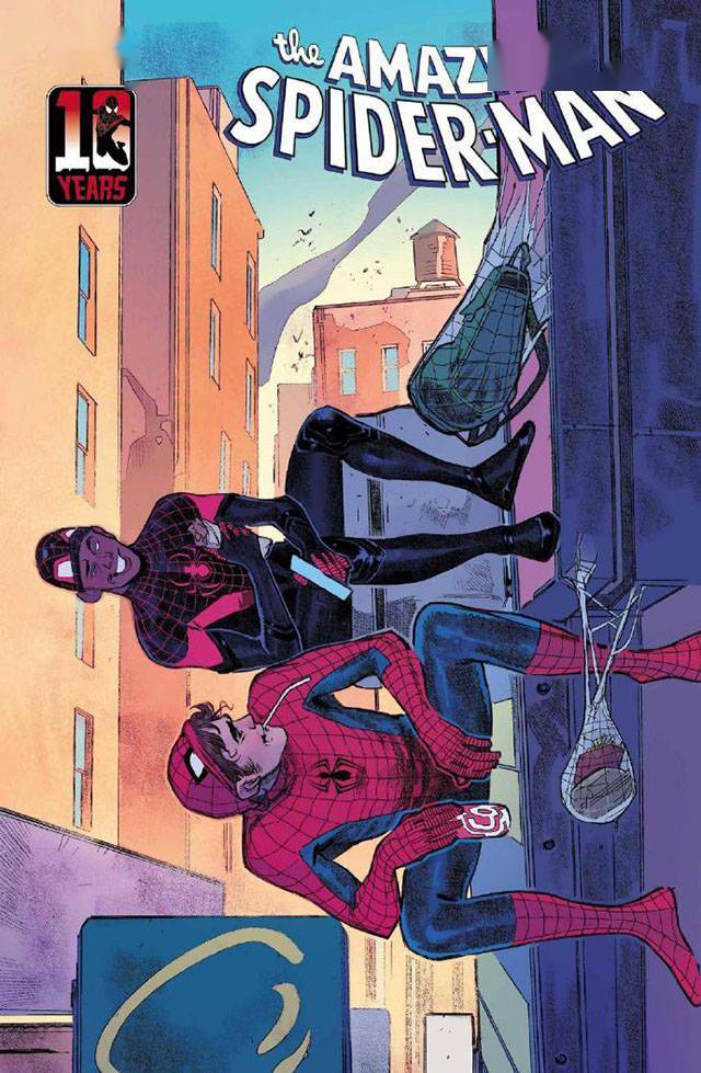 「蜘蛛侠 迈尔斯·莫拉莱斯」十周年纪念封面公开