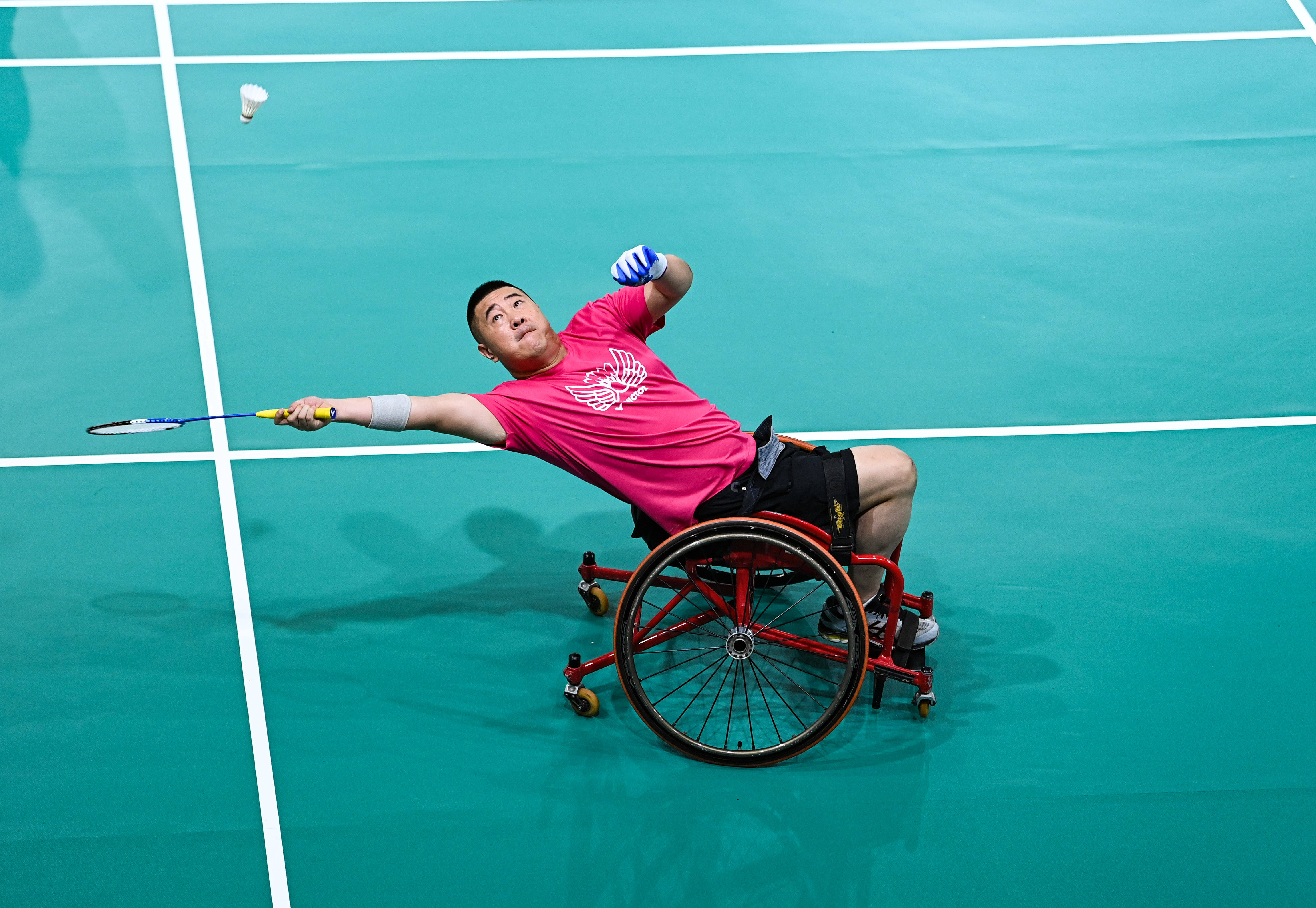 全国第十一届残运会暨第八届特奥会羽毛球比赛:肢体残疾轮椅组男子单