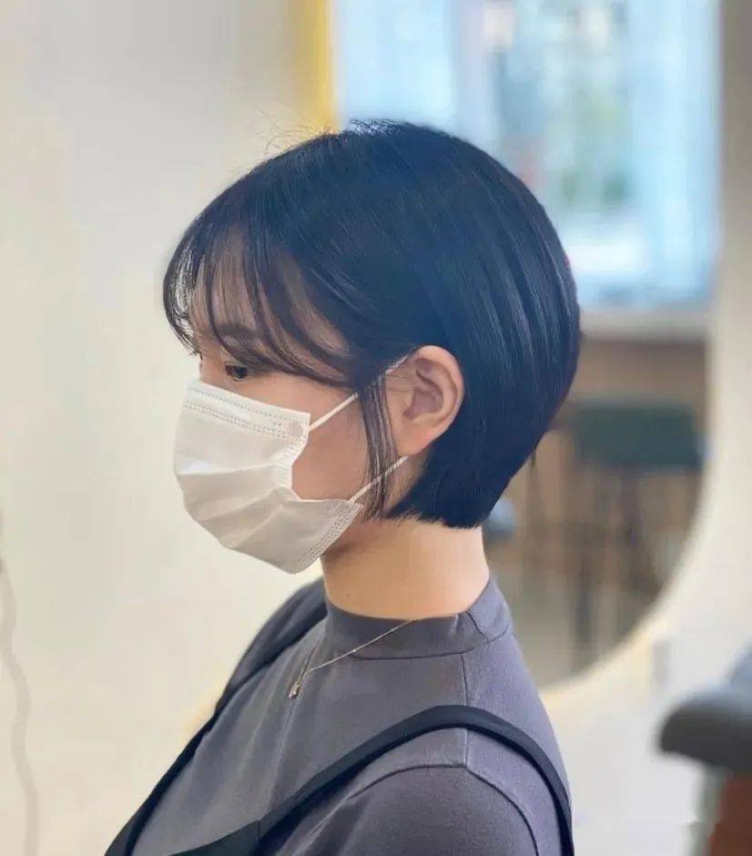 清爽超短学生头