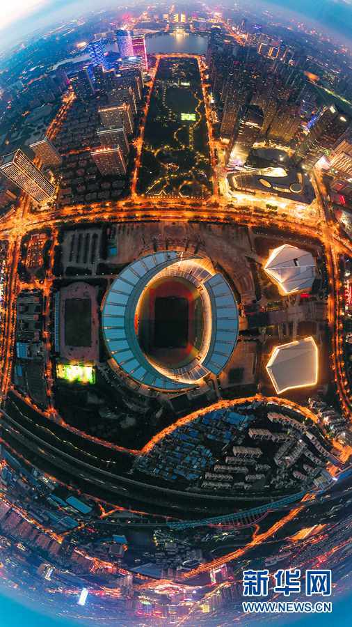 流光溢彩夜合肥_安徽省