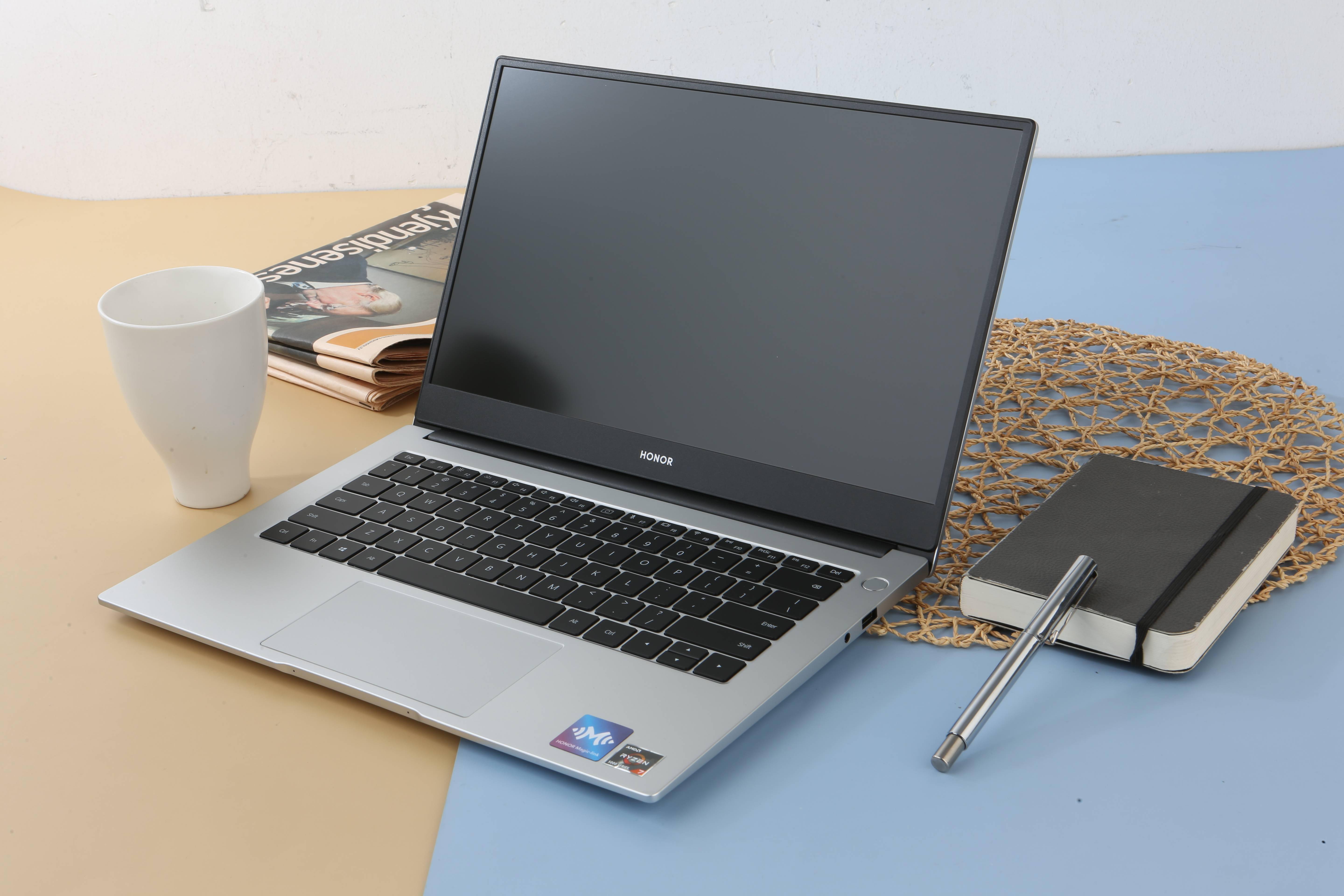 笔记本电脑的颜值代表荣耀magicbook14锐龙版2021款首发图赏